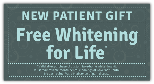 Free Teeth Whitening for Life - San Diego Dentist Governor Dental